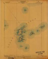 Matinicus, Maine 1906 (1906) USGS Old Topo Map Reprint 15x15 ME Quad 807563