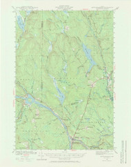 Mattawamkeag, Maine 1940 (1969) USGS Old Topo Map Reprint 15x15 ME Quad 306655