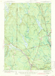 Mattawamkeag, Maine 1942 (1942) USGS Old Topo Map Reprint 15x15 ME Quad 460598