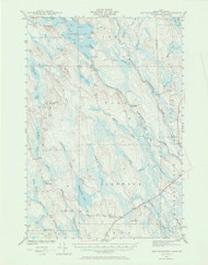 Mattawamkeag Lake, Maine 1941 (1970) USGS Old Topo Map Reprint 15x15 ME Quad 306659