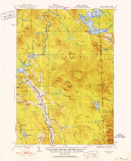 Milan, New Hampshire 1930 (1952) USGS Old Topo Map Reprint 15x15 ME Quad 330152