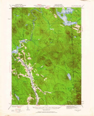 Milan, New Hampshire 1930 (1960) USGS Old Topo Map Reprint 15x15 ME Quad 330151