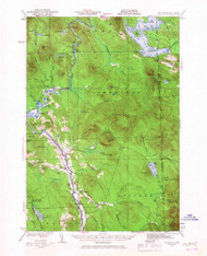 Milan, New Hampshire 1930 (1967) USGS Old Topo Map Reprint 15x15 ME Quad 330153