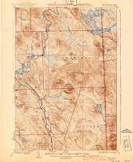 Milan, New Hampshire 1933 (1940) USGS Old Topo Map Reprint 15x15 ME Quad 330156