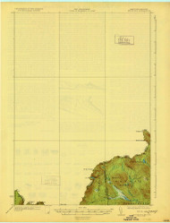 Moose Bog, Maine 1931 (1931) USGS Old Topo Map Reprint 15x15 ME Quad 807567