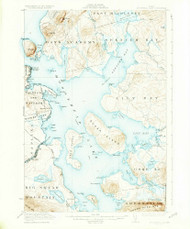 Moosehead Lake, Maine 1930 (1930) USGS Old Topo Map Reprint 15x15 ME Quad 460621