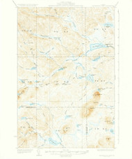 Mooseleuk Lake, Maine 1935 (1935) USGS Old Topo Map Reprint 15x15 ME Quad 460629