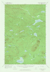Mooseleuk Lake, Maine 1963 (1965) USGS Old Topo Map Reprint 15x15 ME Quad 306670