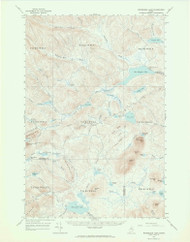 Mooseleuk Lake, Maine 1963 (1965) USGS Old Topo Map Reprint 15x15 ME Quad 306671
