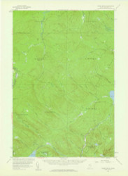 Norris Brook, Maine 1957 (1960) USGS Old Topo Map Reprint 15x15 ME Quad 306688