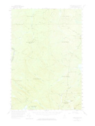 Norris Brook, Maine 1957 (1965) USGS Old Topo Map Reprint 15x15 ME Quad 460675