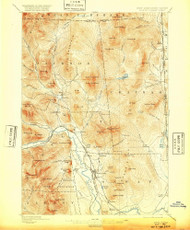 North Conway, New Hampshire 1896 (1920) USGS Old Topo Map Reprint 15x15 ME Quad 330272