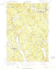 Norway, Maine 1946 (1955) USGS Old Topo Map Reprint 15x15 ME Quad 460690