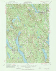 Norway, Maine 1946 (1970) USGS Old Topo Map Reprint 15x15 ME Quad 306695