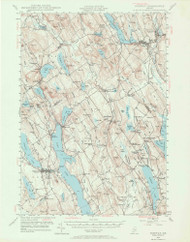 Norway, Maine 1946 (1970) USGS Old Topo Map Reprint 15x15 ME Quad 306696