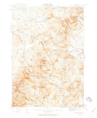 Old Speck Mountain, Maine 1943 (1959) USGS Old Topo Map Reprint 15x15 ME Quad 460699