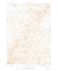 Old Speck Mountain, Maine 1943 (1966) USGS Old Topo Map Reprint 15x15 ME Quad 460700