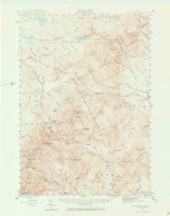 Old Speck Mountain, Maine 1943 (1972) USGS Old Topo Map Reprint 15x15 ME Quad 306697