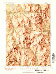 Old Speck Mountain, Maine 1945 (1950) USGS Old Topo Map Reprint 15x15 ME Quad 460698