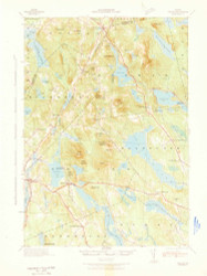 Orland, Maine 1942 (1942) USGS Old Topo Map Reprint 15x15 ME Quad 460710