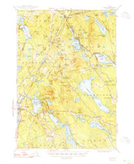 Orland, Maine 1948 (1948) USGS Old Topo Map Reprint 15x15 ME Quad 460712