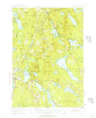 Orland, Maine 1955 (1956) USGS Old Topo Map Reprint 15x15 ME Quad 460714