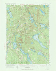 Orland, Maine 1955 (1973) USGS Old Topo Map Reprint 15x15 ME Quad 306702