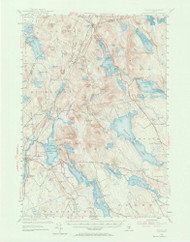 Orland, Maine 1955 (1973) USGS Old Topo Map Reprint 15x15 ME Quad 306703