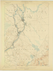 Orono, Maine 1902 (1902) USGS Old Topo Map Reprint 15x15 ME Quad 306704