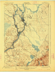 Orono, Maine 1902 (1926) USGS Old Topo Map Reprint 15x15 ME Quad 807603