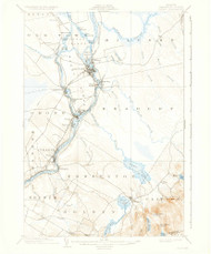 Orono, Maine 1902 (1936) USGS Old Topo Map Reprint 15x15 ME Quad 460716