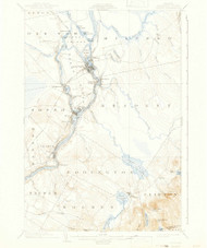 Orono, Maine 1902 (1942) USGS Old Topo Map Reprint 15x15 ME Quad 460717