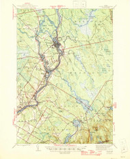 Orono, Maine 1946 (1946) USGS Old Topo Map Reprint 15x15 ME Quad 460718