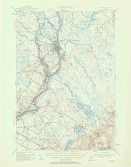 Orono, Maine 1955 (1957) USGS Old Topo Map Reprint 15x15 ME Quad 306707