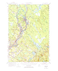 Orono, Maine 1955 (1974) USGS Old Topo Map Reprint 15x15 ME Quad 460722