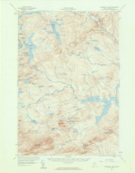 Penobscot Lake, Maine 1956 (1960) USGS Old Topo Map Reprint 15x15 ME Quad 306715