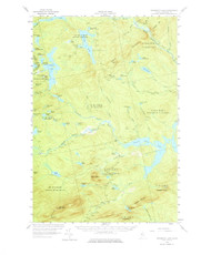 Penobscot Lake, Maine 1956 (1977) USGS Old Topo Map Reprint 15x15 ME Quad 460736