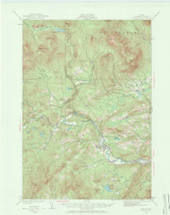 Phillips, Maine 1929 (1965) USGS Old Topo Map Reprint 15x15 ME Quad 306717