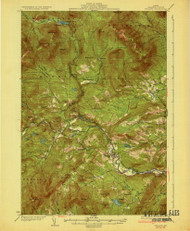 Phillips, Maine 1932 (1932) USGS Old Topo Map Reprint 15x15 ME Quad 807618