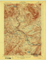 Phillips, Maine 1932 (1932) USGS Old Topo Map Reprint 15x15 ME Quad 807619