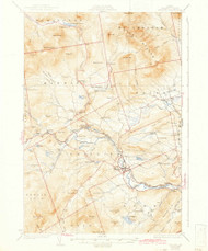 Phillips, Maine 1932 (1942) USGS Old Topo Map Reprint 15x15 ME Quad 460740