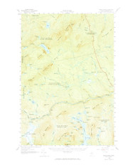 Pierce Pond, Maine 1958 (1965) USGS Old Topo Map Reprint 15x15 ME Quad 460749