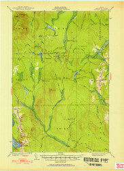 Portage, Maine 1929 (1929) USGS Old Topo Map Reprint 15x15 ME Quad 807633