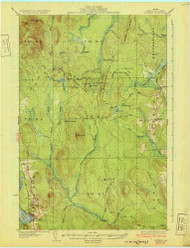 Portage, Maine 1931 (1931) USGS Old Topo Map Reprint 15x15 ME Quad 807631