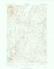 Portage, Maine 1953 (1968) USGS Old Topo Map Reprint 15x15 ME Quad 306726