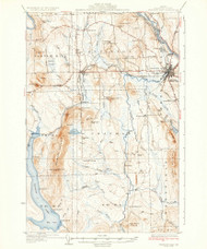 Presque Isle, Maine 1935 (1935) USGS Old Topo Map Reprint 15x15 ME Quad 460776