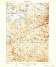 Rangeley, Maine 1939 (1939) USGS Old Topo Map Reprint 15x15 ME Quad 461066