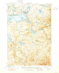Rangeley, Maine 1939 (1950) USGS Old Topo Map Reprint 15x15 ME Quad 460796