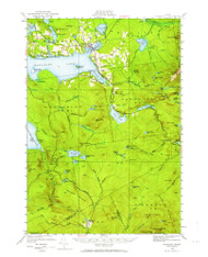 Rangeley, Maine 1949 (1964) USGS Old Topo Map Reprint 15x15 ME Quad 460798