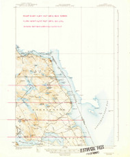 Robbinston, Maine 1931 (1939) USGS Old Topo Map Reprint 15x15 ME Quad 460806